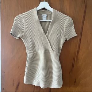 Babydoll Sweater Wrap Top